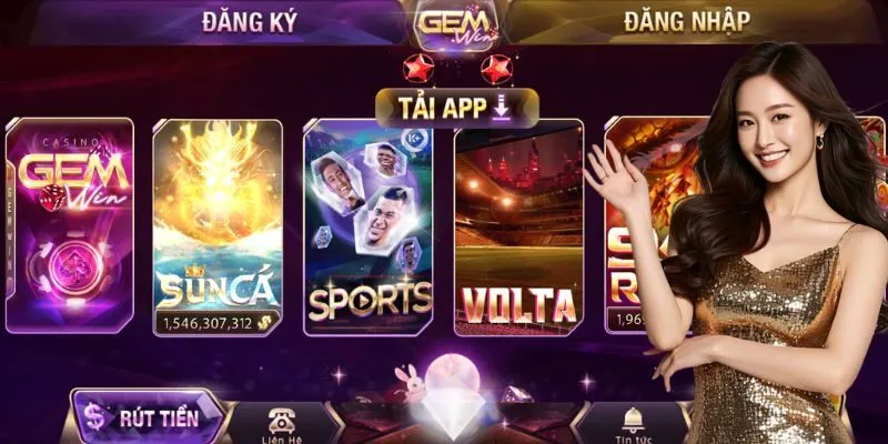 Tải app Gemwin về máy - tha hồ khám phá